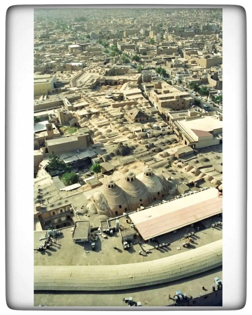 تصویر هوایی راسته بازار
